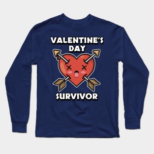 Valentine's Day Survivor Long Sleeve T-Shirt